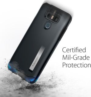 Spigen Etui Slim Armor LG G6 Metal Slate 9