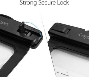 Spigen Etui wodoodporne A600 uniwersalne 6" czarna 2