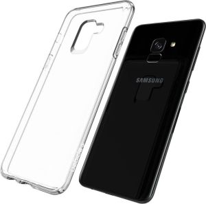 Spigen Etui Liquid Crystal do Samsung Galaxy A8 2018 Crystal Clear 4