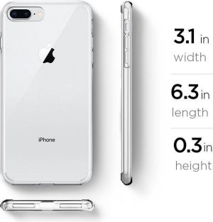 Spigen Etui Liquid Crystal do IPhone 7/8 PLUS Crystal Clear 8
