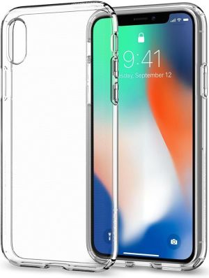 Spigen Etui Liquid Crystal do IPhone X/10 Crystal Clear 12