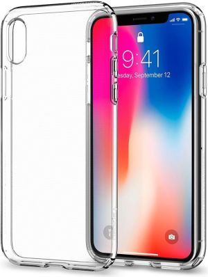 Spigen Etui Liquid Crystal do IPhone X/10 Crystal Clear 7