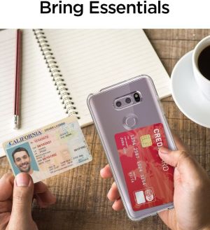 Spigen Etui Liquid Crystal do LG V30 Crystal Clear 8