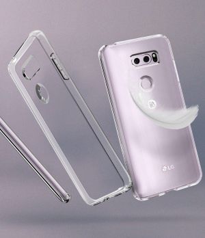 Spigen Etui Liquid Crystal do LG V30 Crystal Clear 9