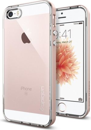 Spigen Etui Neo Hybrid Crystal do IPhone 5S/SE Rose Gold 1