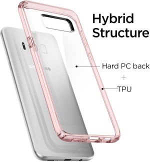Spigen Etui Ultra Hybrid Galaxy S8+ plus Crystal Pink 4