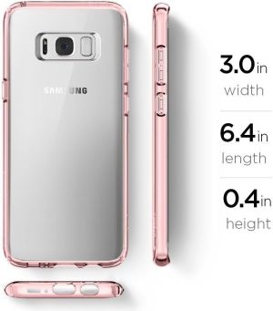 Spigen Etui Ultra Hybrid Galaxy S8+ plus Crystal Pink 5