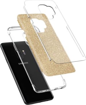 Spigen Etui Slim Armor do Samsung Galaxy S9 Glitter Gold 4