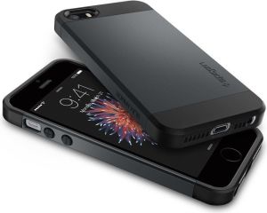 Spigen Etui Slim Armor do IPhone 5S/SE Metal slate 2