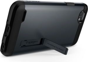 Spigen Etui Slim Armor LG Q6 Metal Slate 4