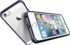 Spigen Ultra Hybrid iPhone 5S/SE, metal slate 2
