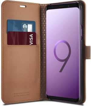 Spigen WALLET S GALAXY S9+ PLUS COFFEE BROWN 4