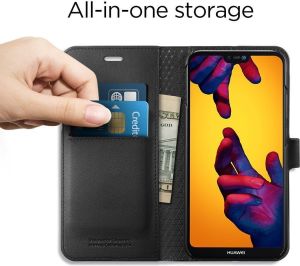 Spigen WALLET S HUAWEI P20 LITE BLACK 6