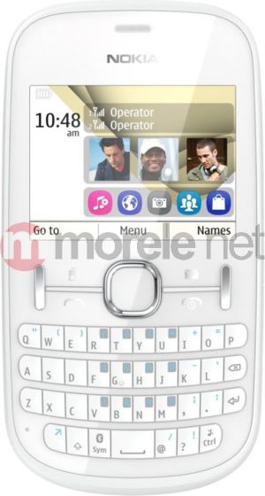 Telefon komórkowy Nokia Asha 200 DualSim biały 1
