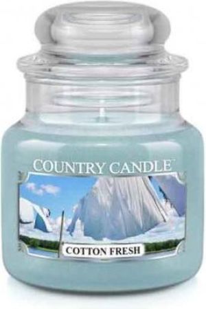 Country Candle Świeca zapachowa Mały słoik Cotton Fresh 104g 1