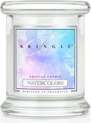 Kringle Candle Świeczka zapachowa mini, klasyczny słoik Watercolors 128g 1
