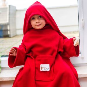 Baby Gadgets Kocyk z rękawami Baby Wrapi Active czerwony 1