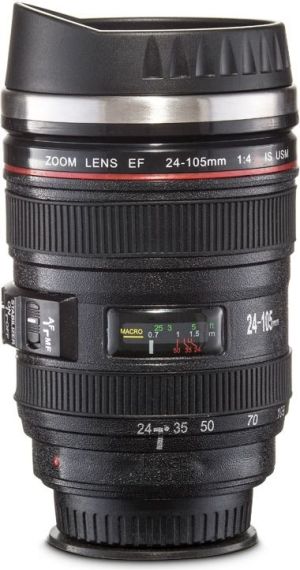 Froster Antigravitacinis termo puodelis Froster Lens Mug, juodas (5906660865933) - 19484020 5