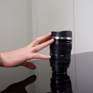 Froster Antigravitacinis termo puodelis Froster Lens Mug, juodas (5906660865933) - 19484020 7