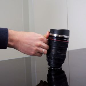 Froster Antigravitacinis termo puodelis Froster Lens Mug, juodas (5906660865933) - 19484020 8