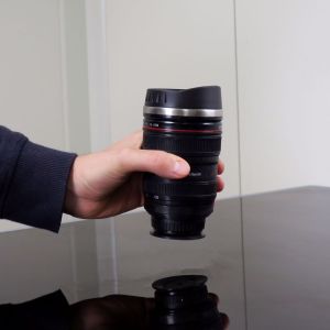 Froster Antigravitacinis termo puodelis Froster Lens Mug, juodas (5906660865933) - 19484020 9