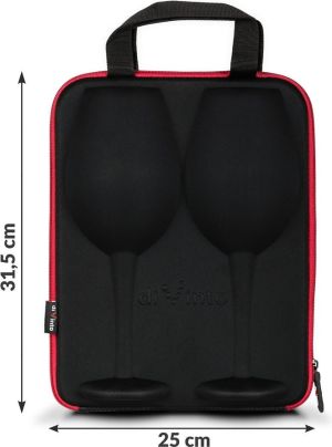 diVinto Etui z kieliszkami diVinto - Czarny 5