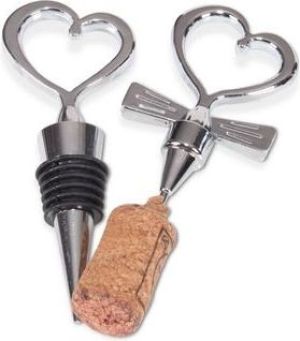 Gadget Factory Korkociąg Zakochany zestaw stalowy 2