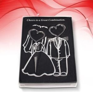 Gadget Factory Korkociąg Zakochany zestaw stalowy 10