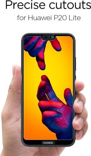Spigen szkło hartowane FC dla Huawei P20 lite 4