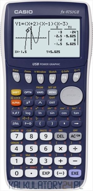 Kalkulator Casio (FX-9750GII) 1