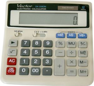 Kalkulator Casio VECTOR (KAV DK-209DM GRAY) 1