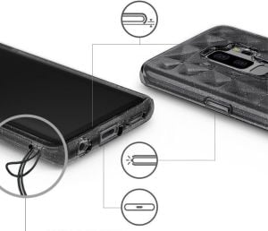 Ringke Etui Prism Air do Samsung Galaxy S9+ Glitter Gray 4