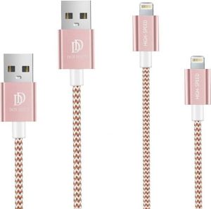 Kabel USB Dux Ducis USB-A - Lightning 1 m Różowy (6959300105295) 1