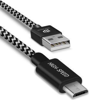 Kabel USB Dux Ducis USB-A - microUSB 2 m Czarny (6934913094181) 1