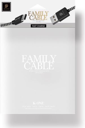 Kabel USB Dux Ducis USB-A - USB-C 2 m Czarny (6934913096642) 6