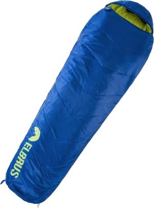 Elbrus Śpiwór Carrylight 1000 niebiesko-limonkowy 1