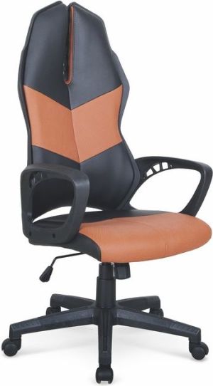 Krzesło biurowe Halmar COUGAR 3 fotel gabinetowy czarny / brązowy 1