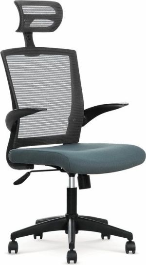 Krzesło biurowe Halmar Fotel pracowniczny Valor popielaty 1