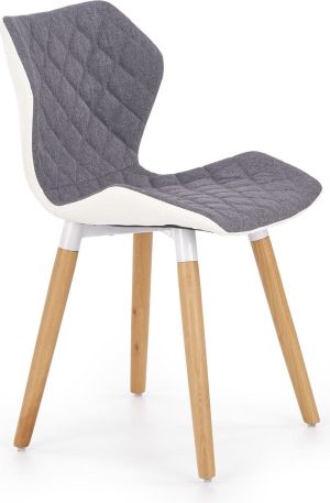 Halmar K277 krzesło biało / popiel (1p=2szt) 1