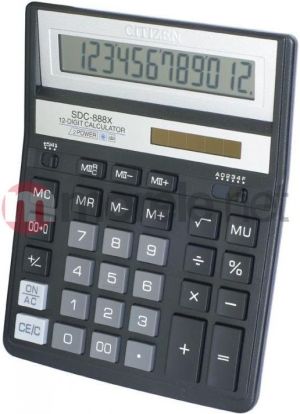 Kalkulator Citizen SDC-888XBK 1