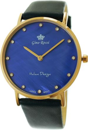 Zegarek Gino Rossi damski Lozanna II czarny (11015A-6F3) 1