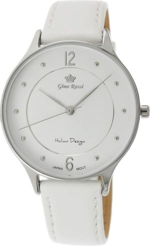 Zegarek Gino Rossi damski Gretina II biały (10317A-3C1) 1