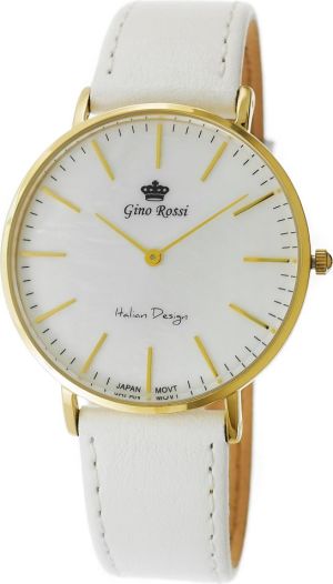 Zegarek Gino Rossi damski Blend Slim biały (1014A-3C2) 1