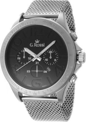 Zegarek Gino Rossi męski Konder srebrny (11520D-1C1) 1