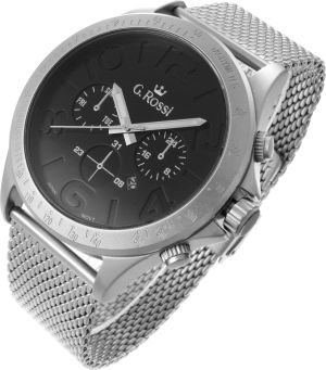 Zegarek Gino Rossi męski Konder srebrny (11520D-1C1) 3