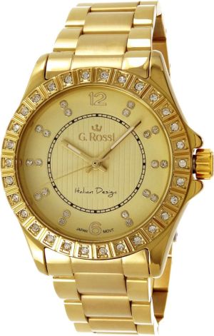 Zegarek Gino Rossi damski Brenda złoty (10294A-4D1) 1