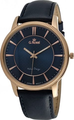 Zegarek Gino Rossi męski Brenton czarny (10077A-6F3) 1