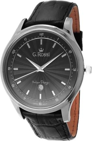 Zegarek Gino Rossi męski Topmen czarny (10212A-1A1) 1