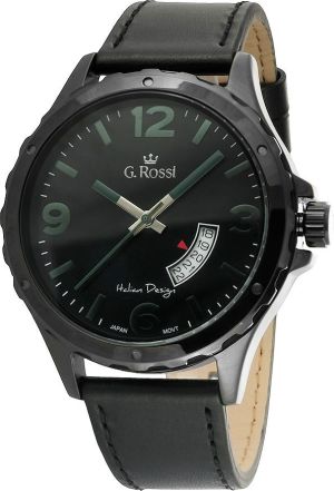 Zegarek Gino Rossi męski Derter czarny (10273A-1A5) 1