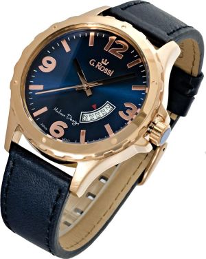 Zegarek Gino Rossi męski Derter czarny (10273A-6F3) 3